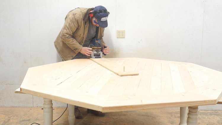 Этапы изготовления круглого стола своими руками, полезные лайфхаки 71 - ДиванеТТо