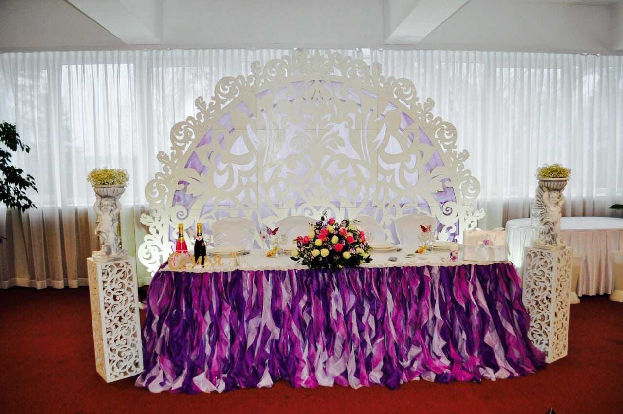 Идеи по оформлению свадебного стола, классические и креативные решения 47 - ДиванеТТо