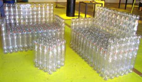 Изготовление своими руками мебели из пластиковых бутылок, тонкости процесса 128 - ДиванеТТо