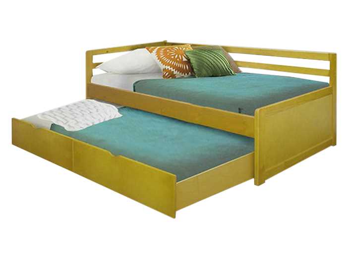 Детская раздвижная кровать из сосны