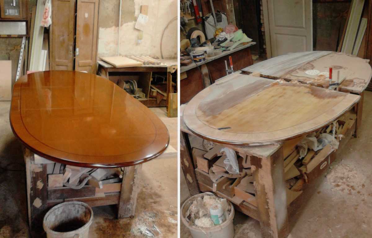 Как провести реставрацию стола в домашних условиях, идеи декора 1 - ДиванеТТо