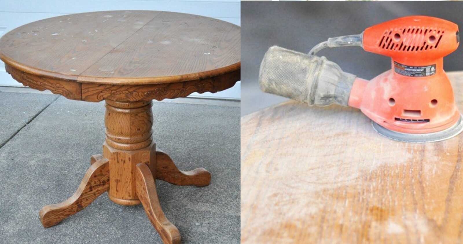 Как провести реставрацию стола в домашних условиях, идеи декора 9 - ДиванеТТо