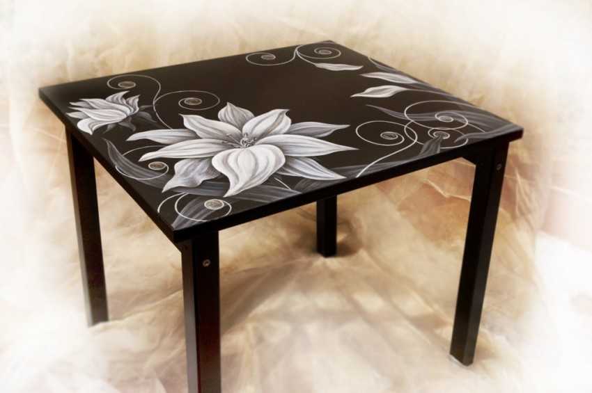 Как провести реставрацию стола в домашних условиях, идеи декора 75 - ДиванеТТо