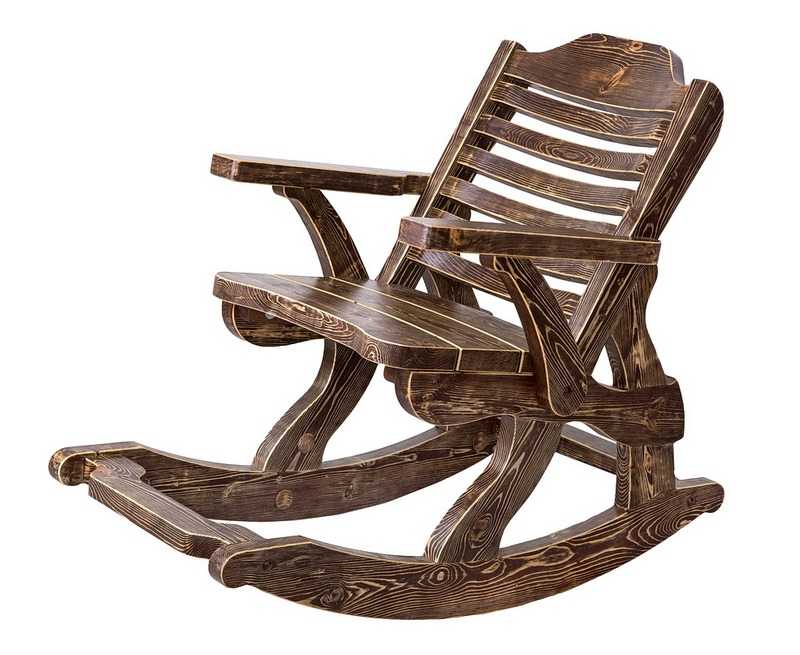 Как сделать кресло-качалку своими руками из дерева, ротанга, металла 13 - ДиванеТТо