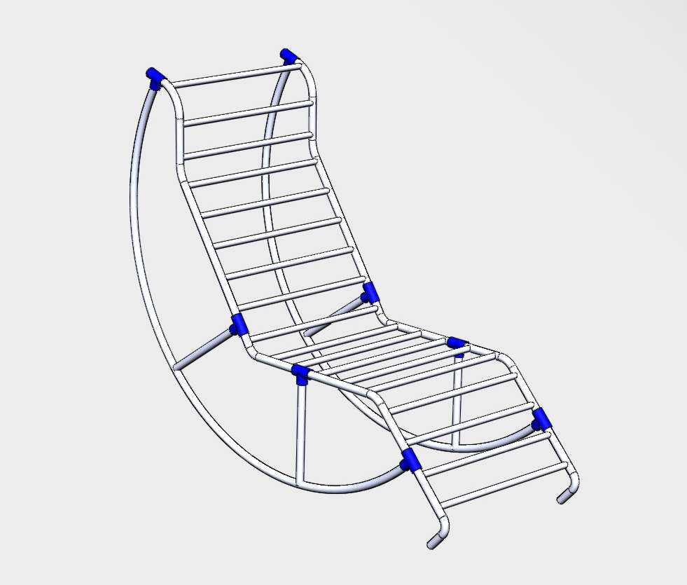 Как сделать кресло-качалку своими руками из дерева, ротанга, металла 79 - ДиванеТТо