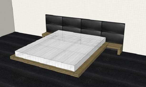 Трехмерная модель кровати