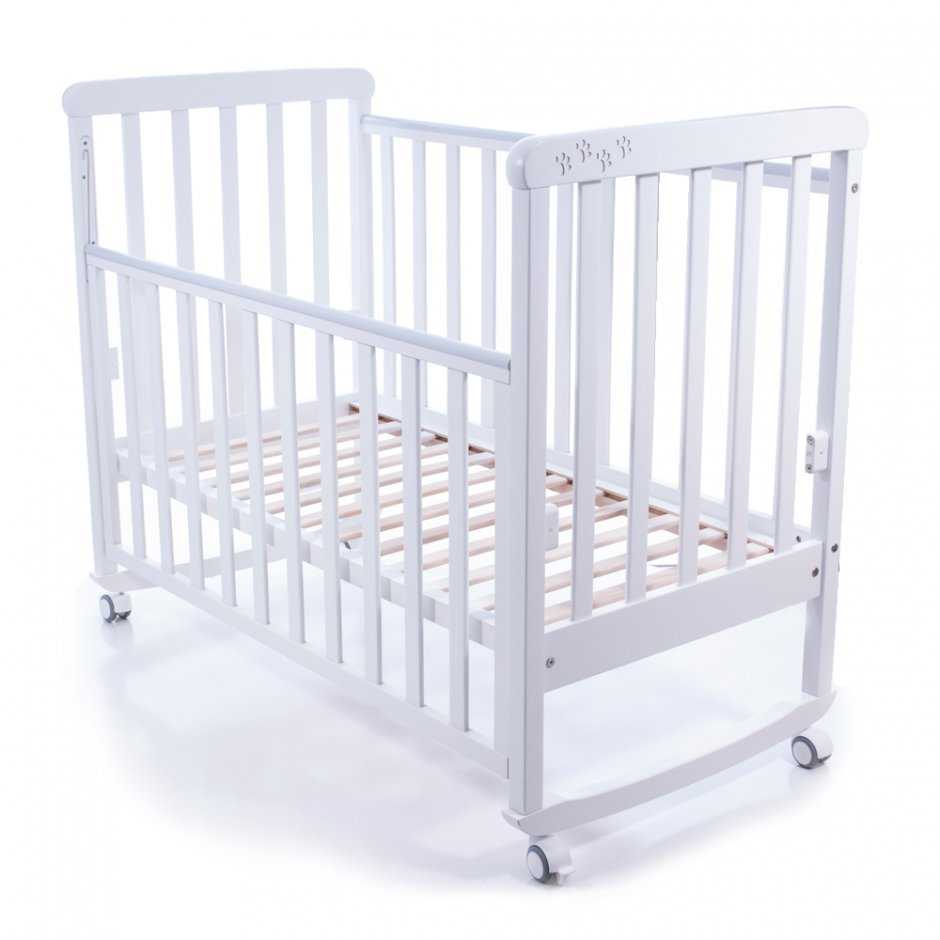 Белый цвет современной кровати для ребенка