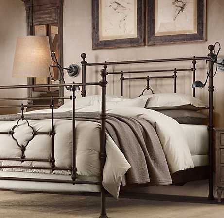Оригинальная кованая кровать в немецком стиле