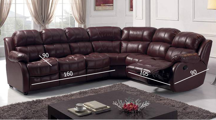 Какие бывают размеры у углового дивана, механизмы трансформации 19 - ДиванеТТо