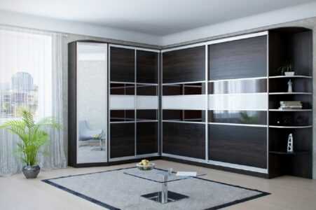 Какие существуют угловые шкафы для гостиной, обзор моделей 145 - ДиванеТТо