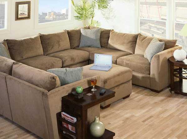 Удобная современная мягкая мебель для гостиной