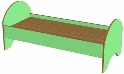 Кровать для детского сада ДСП