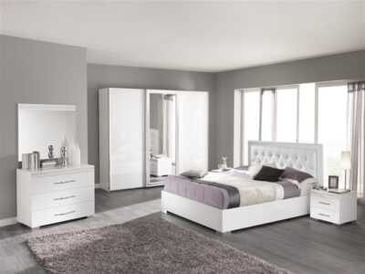 Какие варианты белой мебели в спальню встречаются 72 - ДиванеТТо