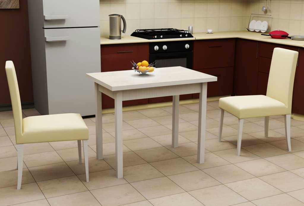Какой стол лучше выбрать на кухню в зависимости от формы, материала 1 - ДиванеТТо