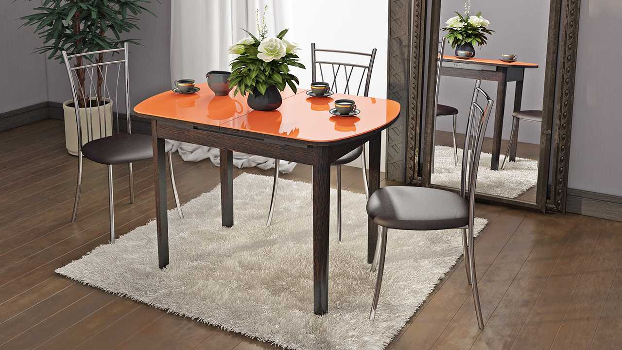 Какой стол лучше выбрать на кухню в зависимости от формы, материала 77 - ДиванеТТо