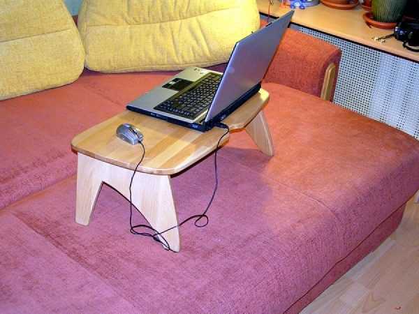 Компактный столик для ноутбука, изготовление своими руками 3 - ДиванеТТо