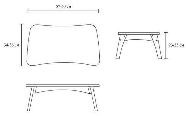 Компактный столик для ноутбука, изготовление своими руками 15 - ДиванеТТо