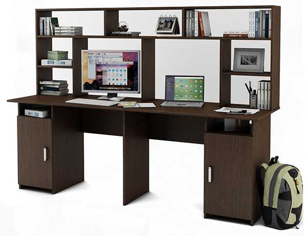 Конфигурации письменного стола для двоих детей, критерии выбора 21 - ДиванеТТо