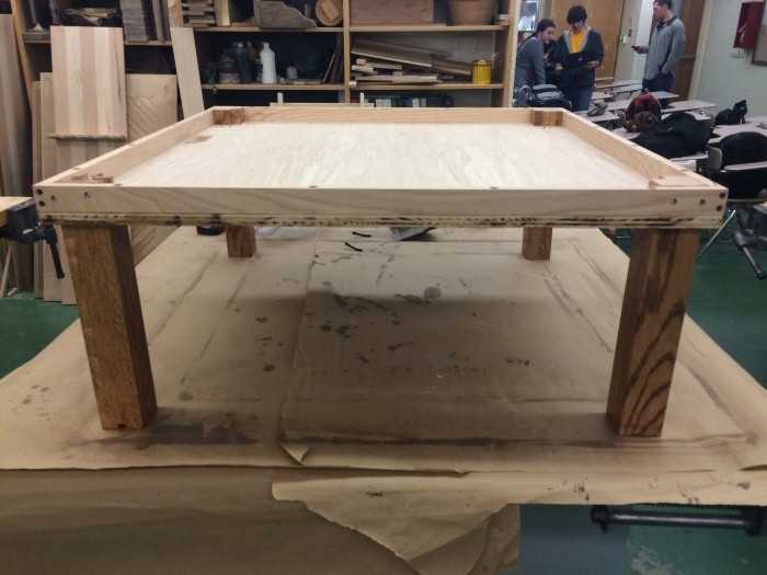 Конструкция стола с эффектом бесконечности, описание изготовления 19 - ДиванеТТо