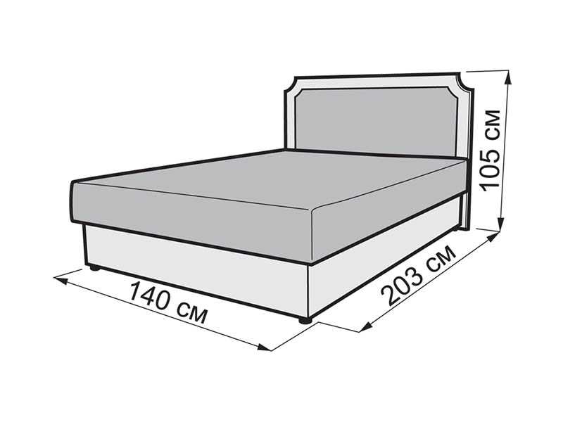 Размер полуторной кровати