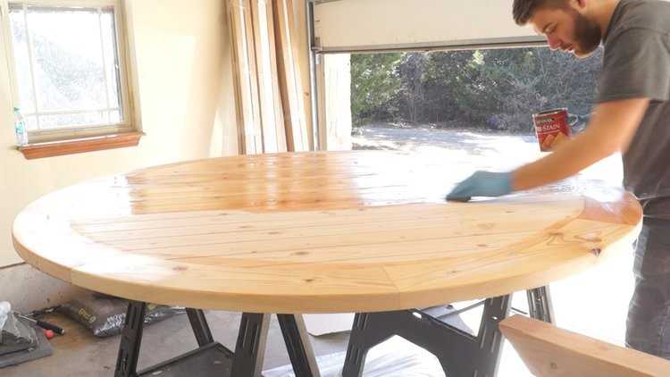 Мастер-класс по изготовлению деревянного стола своими руками 93 - ДиванеТТо