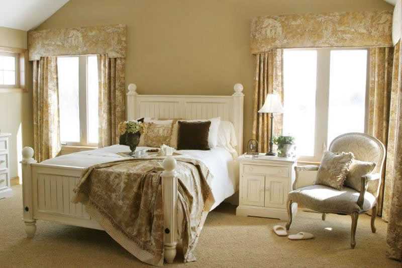 Белая мебель в стиле прованс для спальни