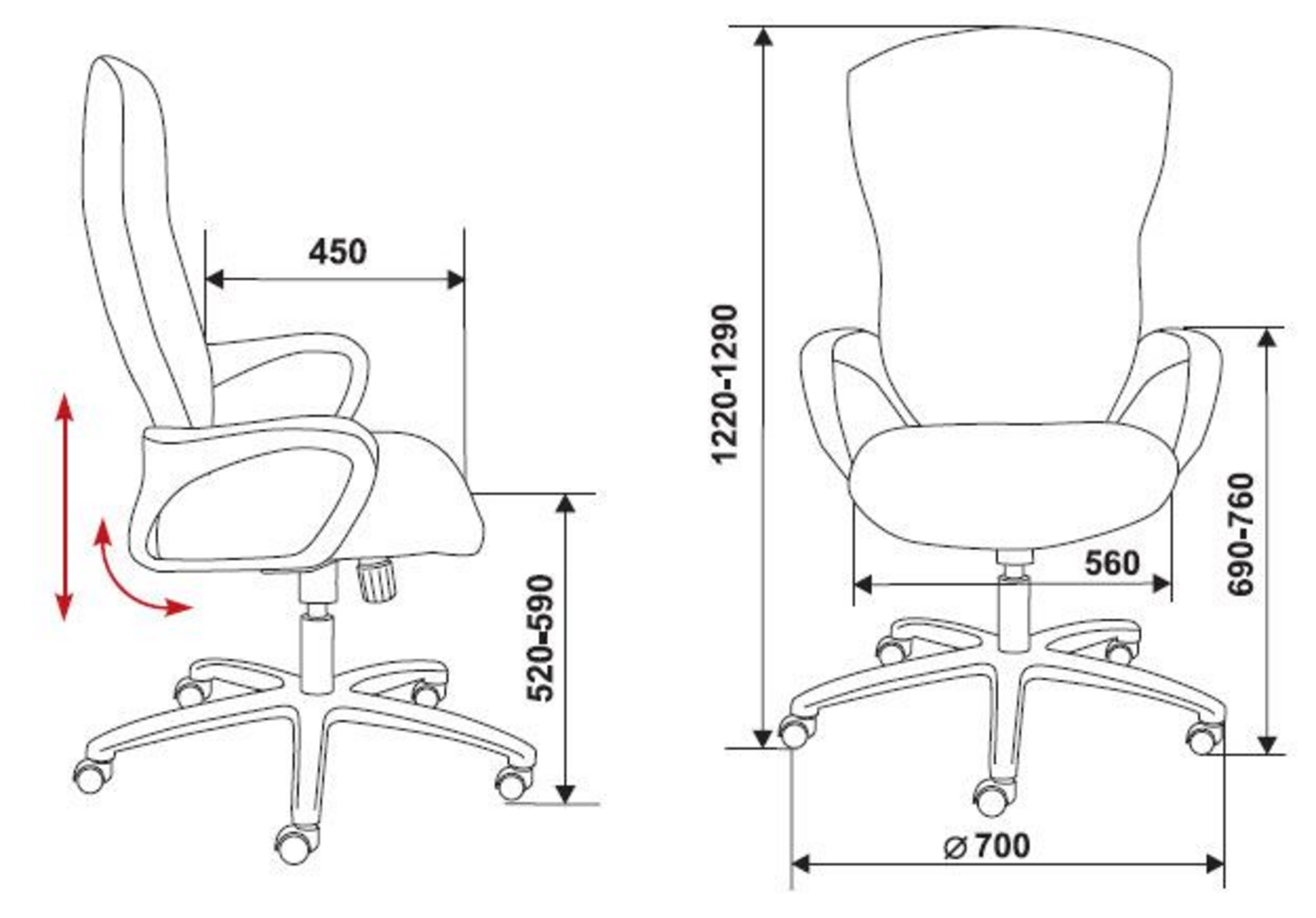 Нюансы выбора офисного кресла для руководителя, сотрудников и гостей 10 - ДиванеТТо