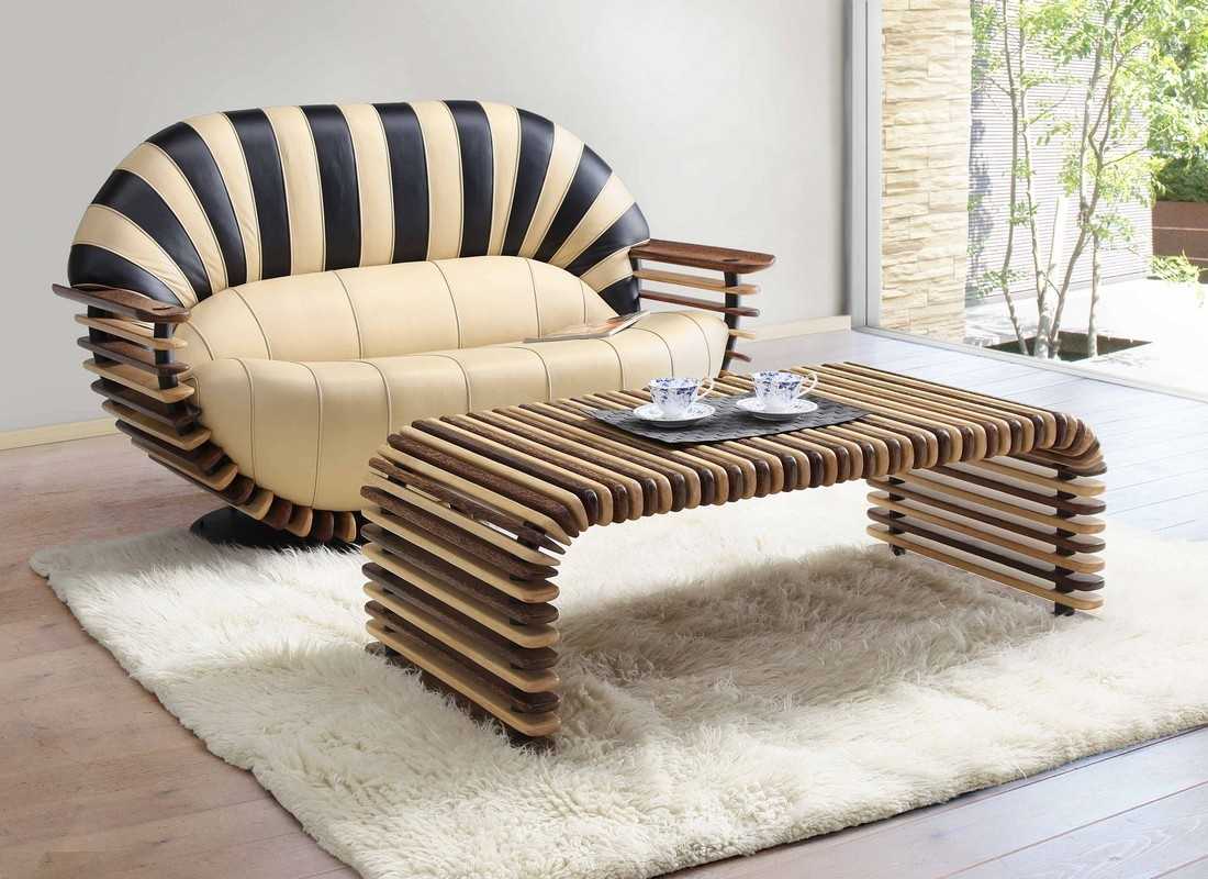 Круглая форма дивана