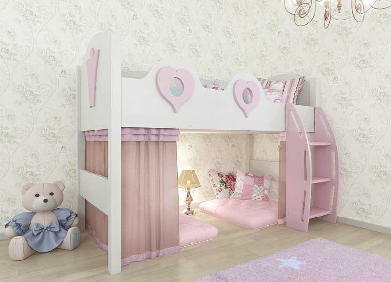 Кровать-домик для девочки