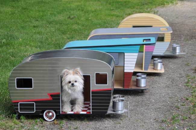 Алюминиевый домик для собаки