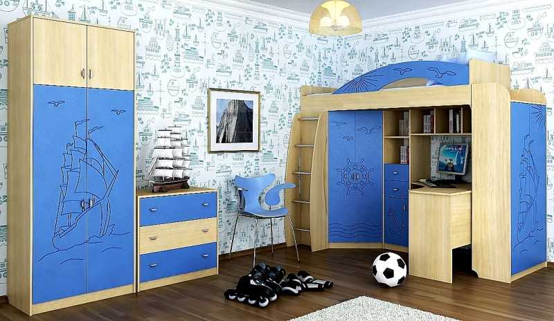 Детская комната с удобной мебелью