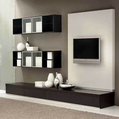 Черно-белые оттенки корпусной мебели
