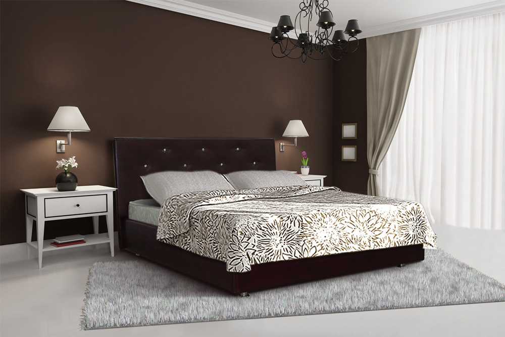 Декор современной кровати