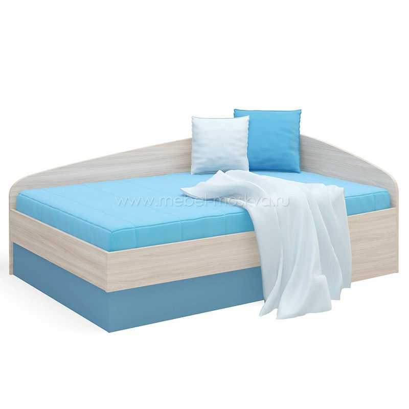 Кровать-тахта голубого цвета