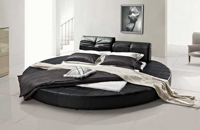 Мебель черного цвета для сна больших размеров