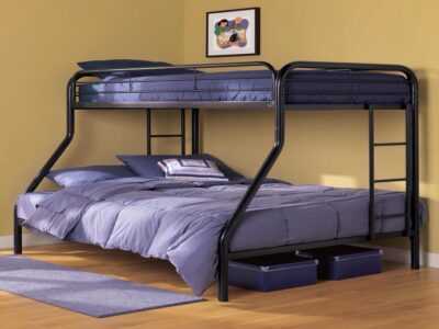 Особенности двухъярусных кроватей для взрослых, их разновидности 246 - ДиванеТТо