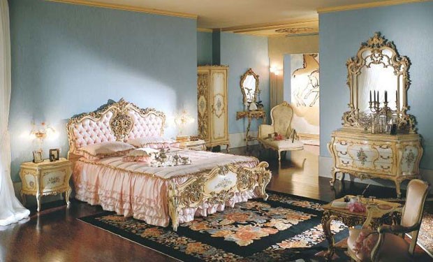 Мебель во французском стиле в спальне