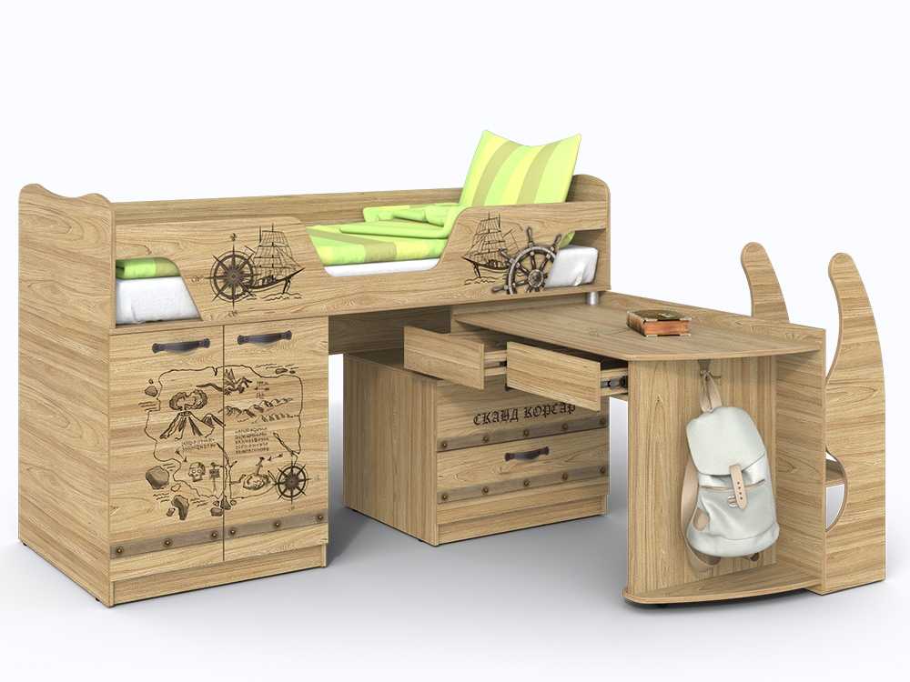 Чердак-мебель для маленького ребенка