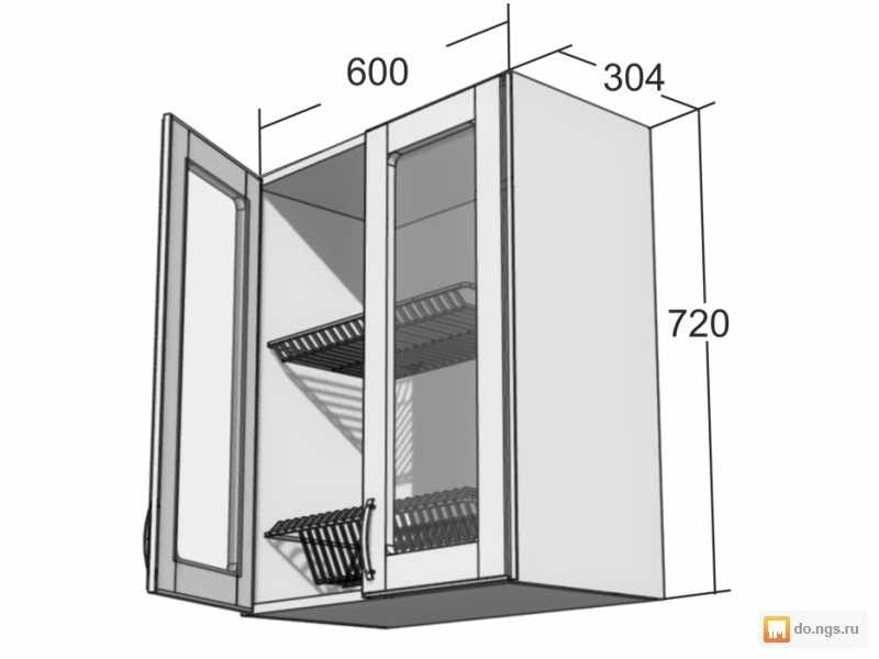 Размеры подвесного шкафчика