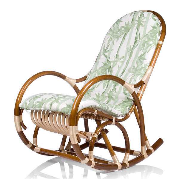 Кресло-качалка Верба бамбук зеленый