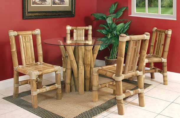 Мебель сделанная из бамбука