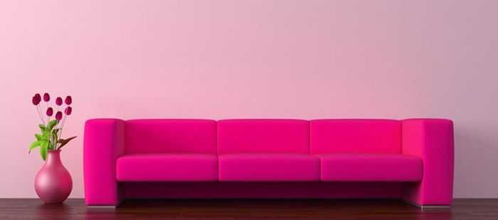 Особенности размещения розового дивана, сочетание с разными стилями 7 - ДиванеТТо