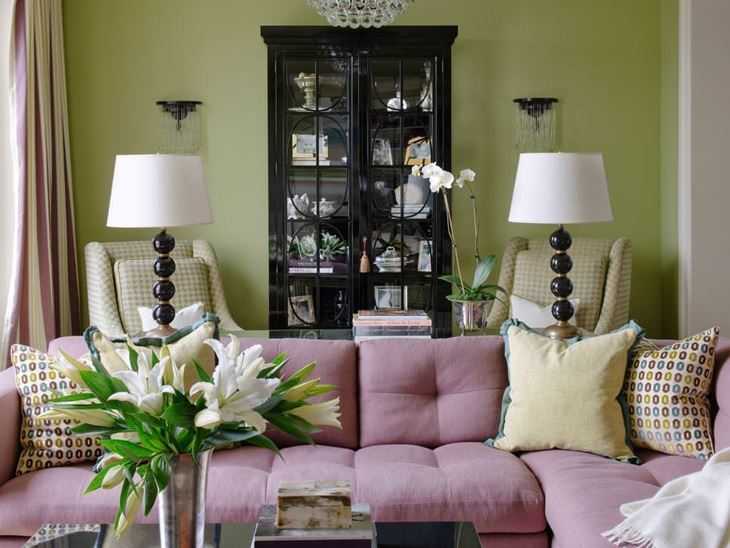 Особенности размещения розового дивана, сочетание с разными стилями 47 - ДиванеТТо