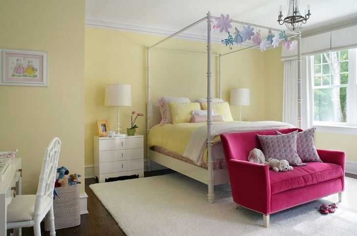 Особенности размещения розового дивана, сочетание с разными стилями 55 - ДиванеТТо