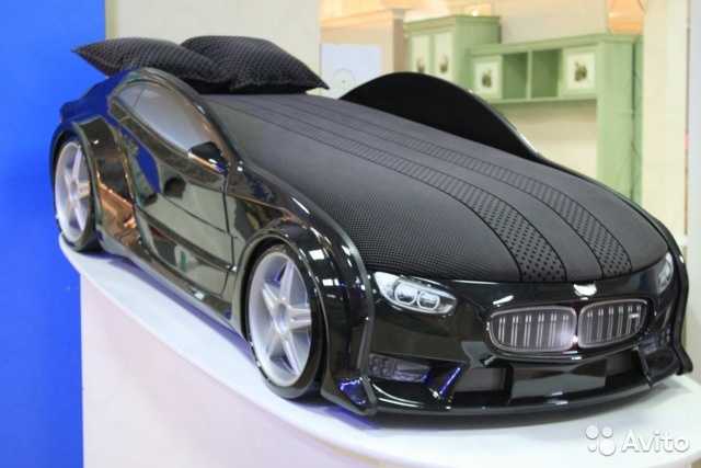 Пластиковая кровать машина BMW