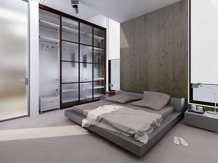 Прозрачные материалы для мебели визуально расширят спальню