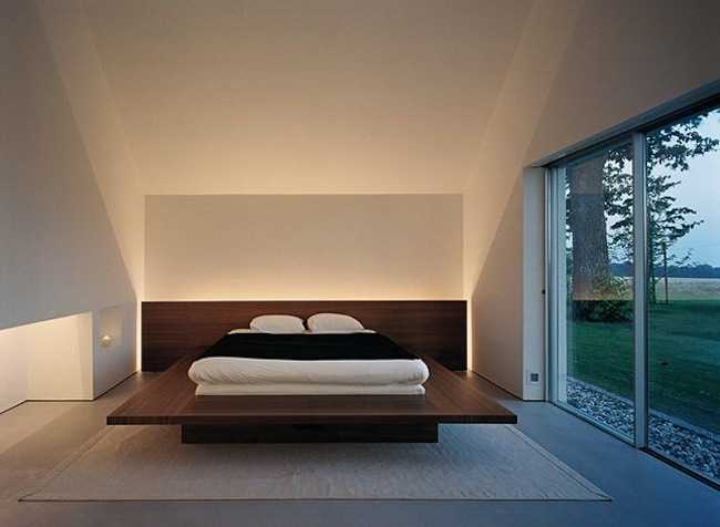 Спальня в стиле японский минимализм