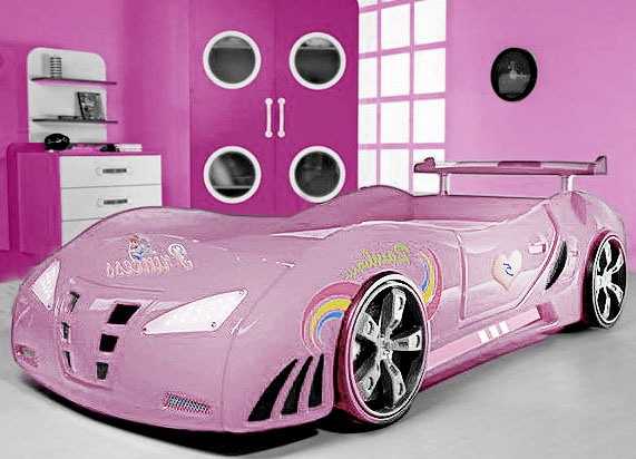 Машина розовая