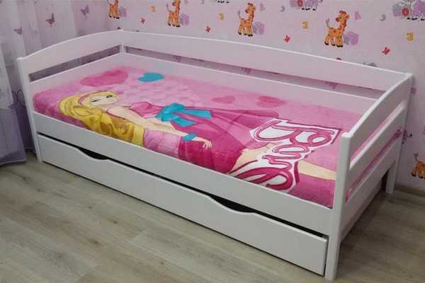 Белые детские кровати для девочек