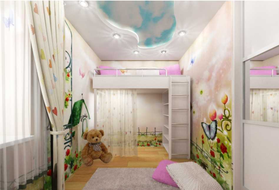 Приятный интерьер комнаты ребенка